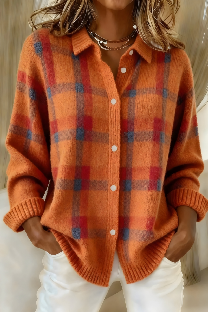 The Anna Plaid Cardigan