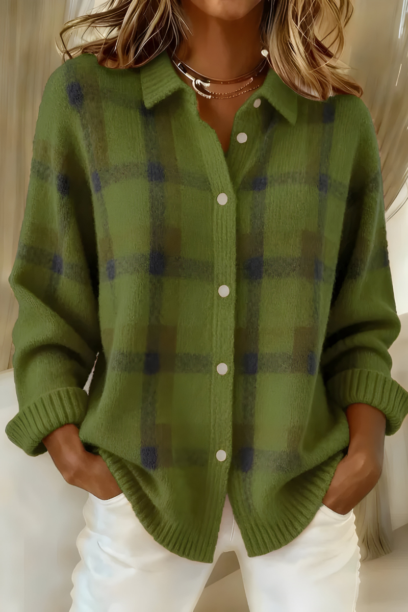 The Anna Plaid Cardigan