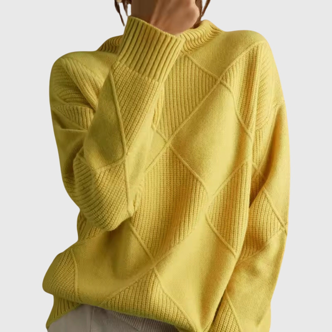 Hudson Textured Turtleneck