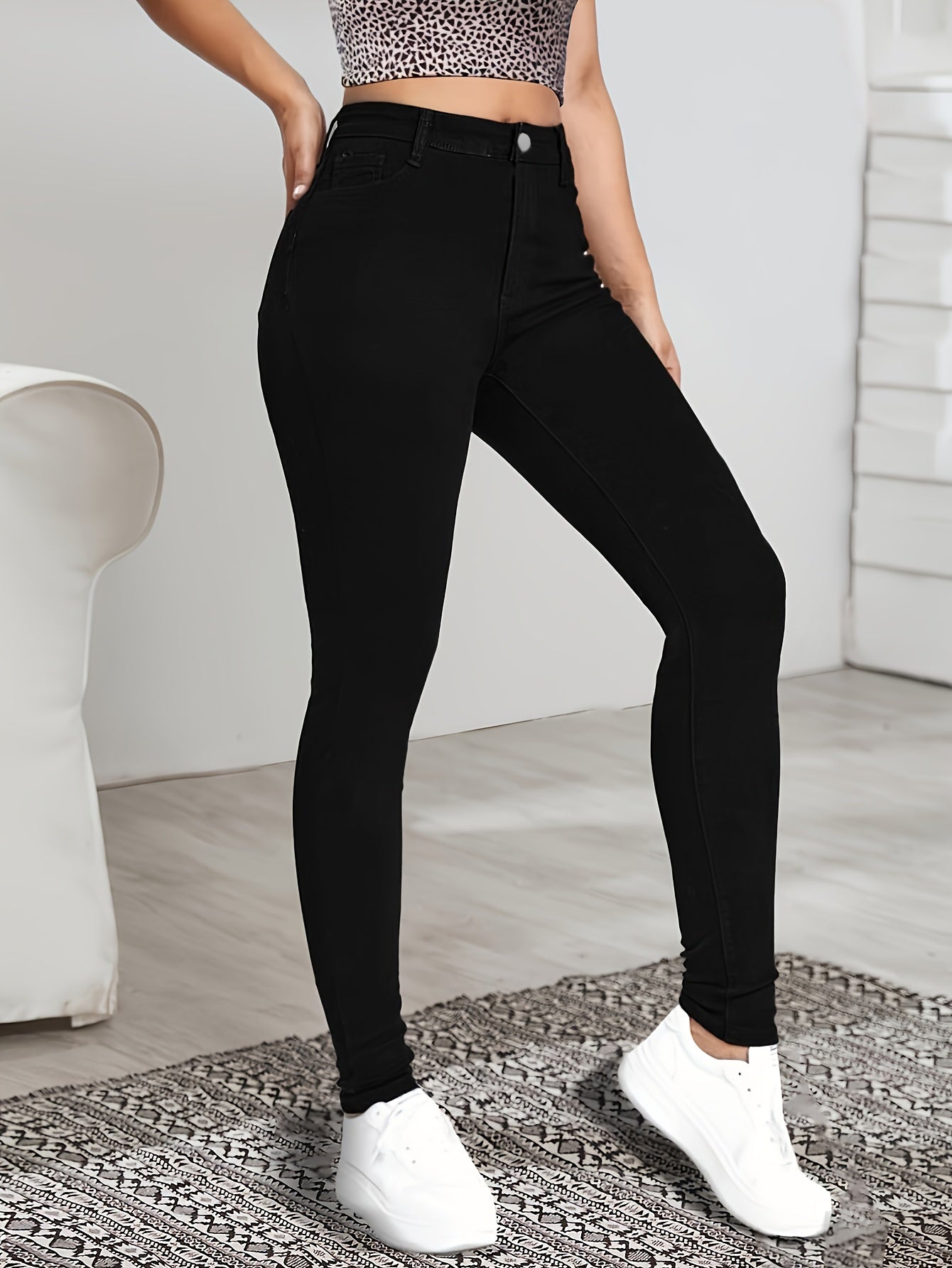 LISETTE™ | Sleek High-Waist Skinny Jeans