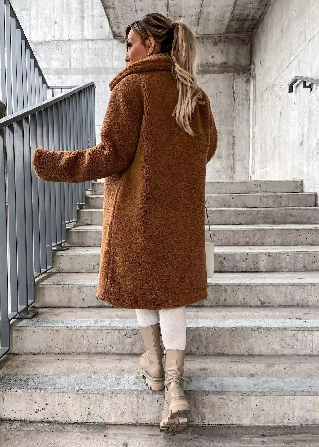 AXELLE™ | Long Coat with Wide Collar