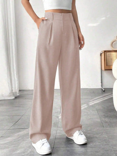 MONTCLAIR™ | Elegant Pleated Wide-Leg Trousers