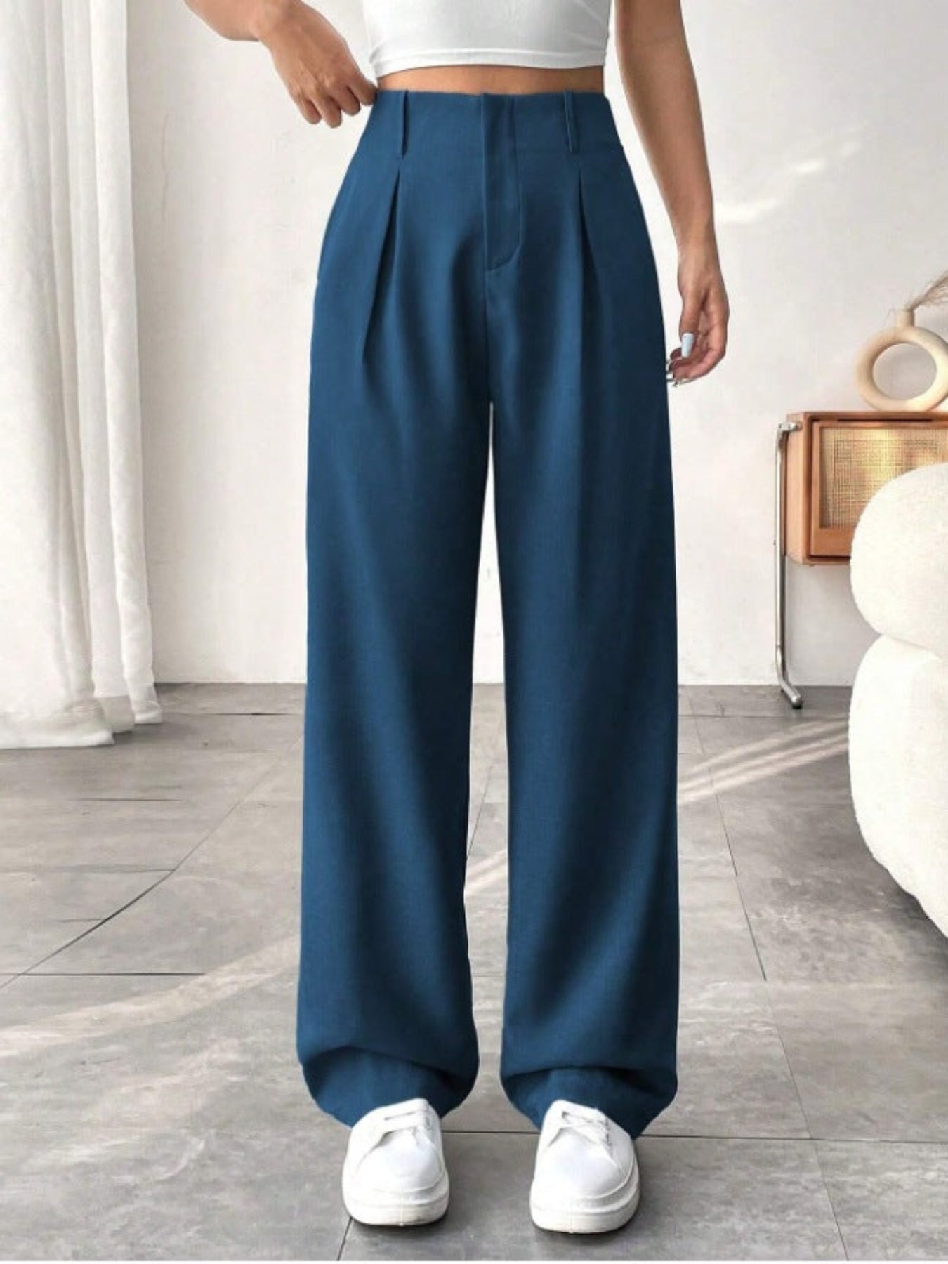 MONTCLAIR™ | Elegant Pleated Wide-Leg Trousers