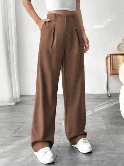 MONTCLAIR™ | Elegant Pleated Wide-Leg Trousers