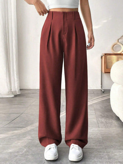 MONTCLAIR™ | Elegant Pleated Wide-Leg Trousers
