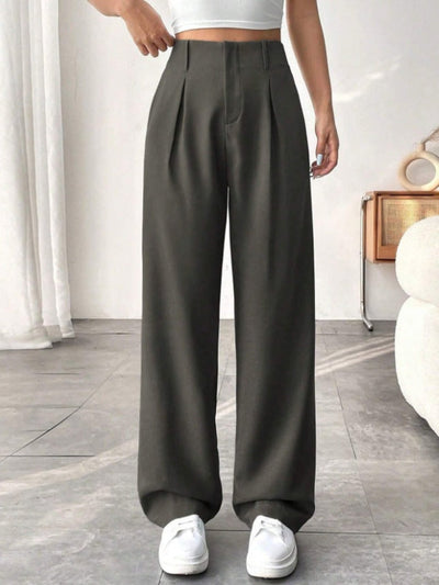 MONTCLAIR™ | Elegant Pleated Wide-Leg Trousers