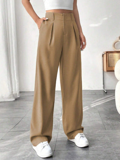 MONTCLAIR™ | Elegant Pleated Wide-Leg Trousers
