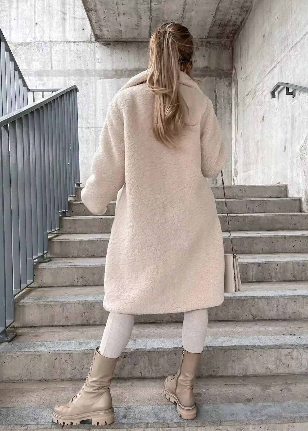 AXELLE™ | Long Coat with Wide Collar
