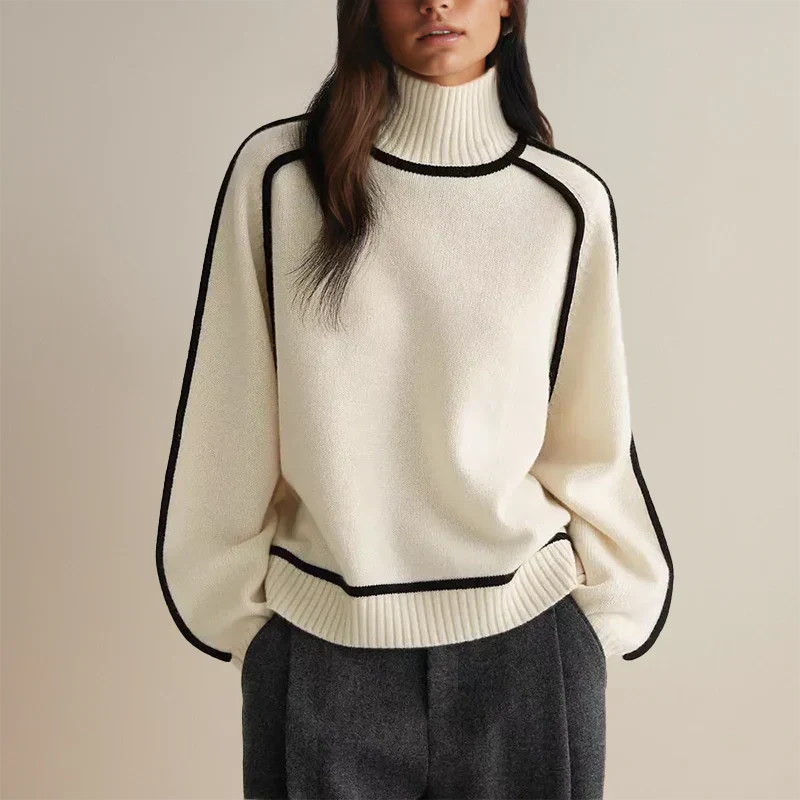 Faylin™ | Modern Turtleneck Sweater
