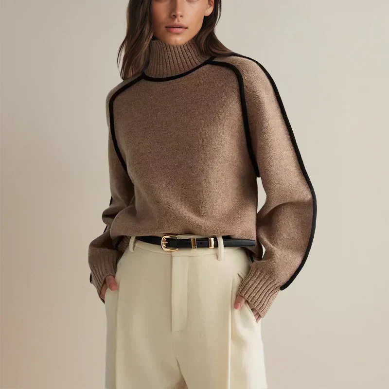 Faylin™ | Modern Turtleneck Sweater