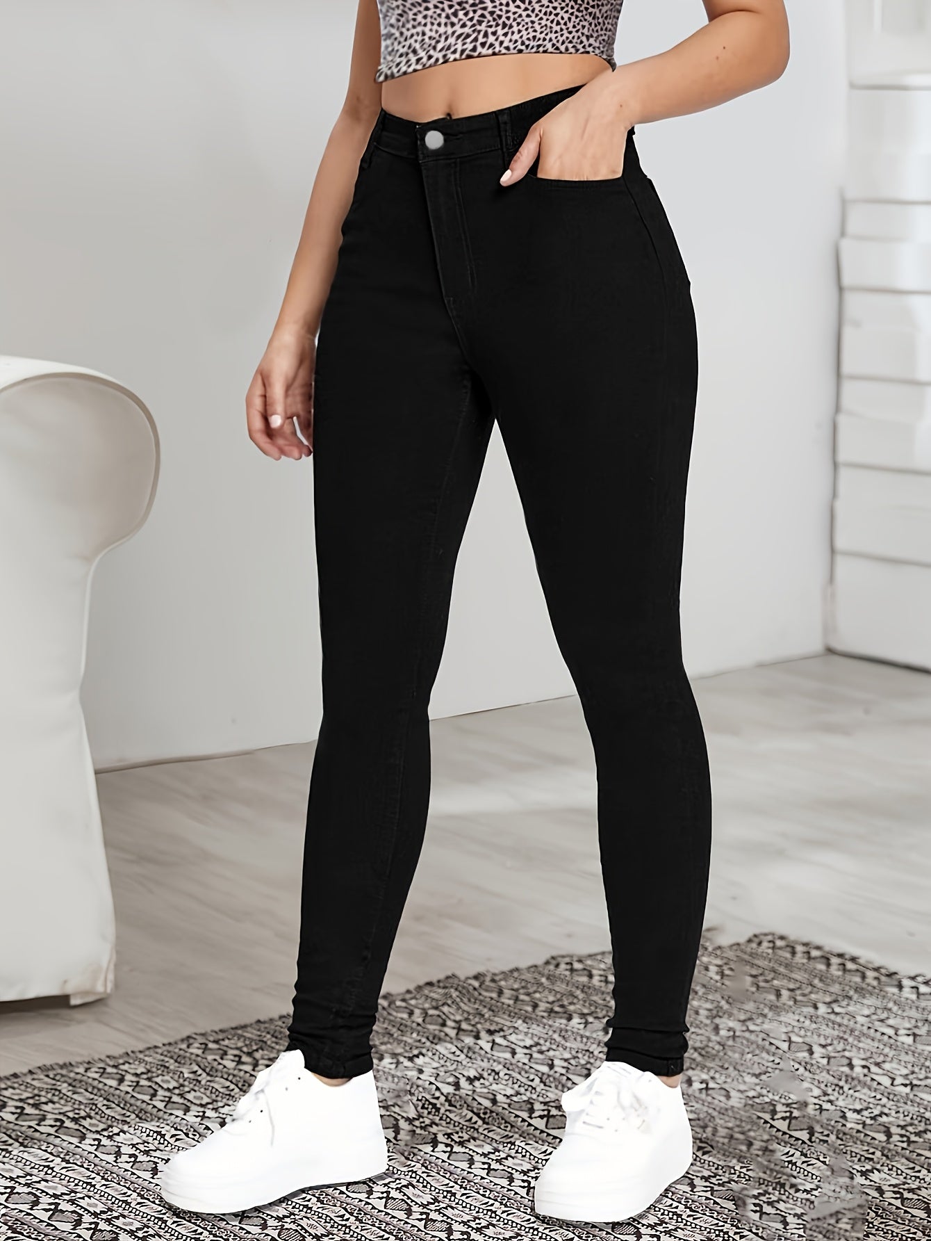 LISETTE™ | Sleek High-Waist Skinny Jeans
