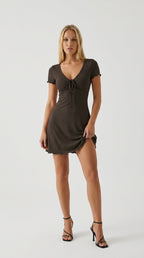 Amara Ribbed Mini Dress