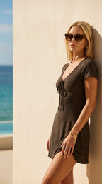 Amara Ribbed Mini Dress
