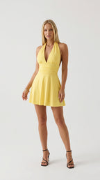 Aria Halter Mini Dress
