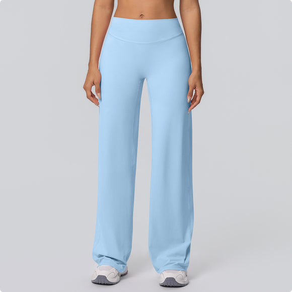 Sanded Wide-Leg Yoga Pants