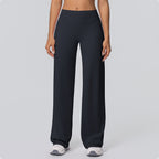 Sanded Wide-Leg Yoga Pants