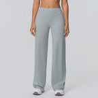 Sanded Wide-Leg Yoga Pants