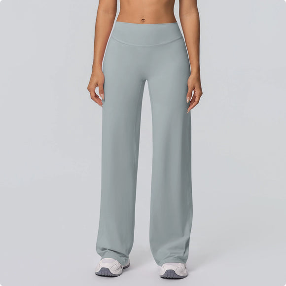 Sanded Wide-Leg Yoga Pants