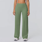Sanded Wide-Leg Yoga Pants