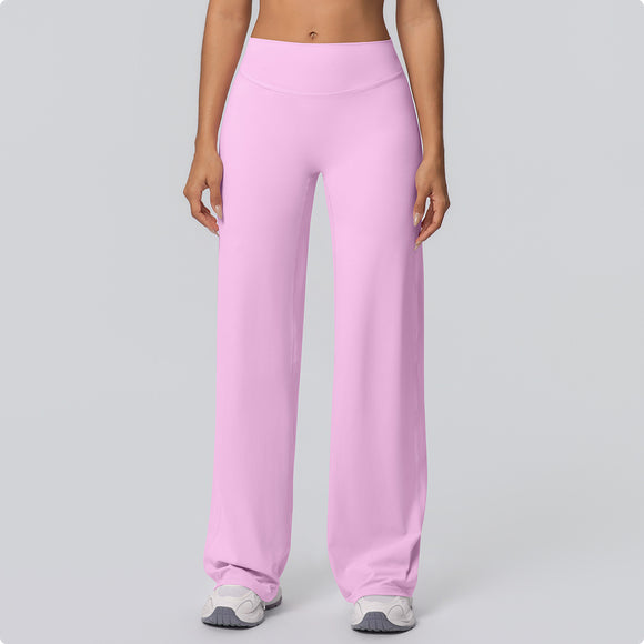 Sanded Wide-Leg Yoga Pants