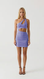 Luna Asymmetric Cut-Out Mini Dress