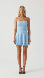 Solene Ruched Mini Dress