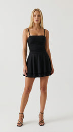 Solene Ruched Mini Dress