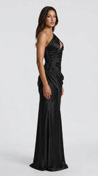Vivienne Satin Maxi Dress